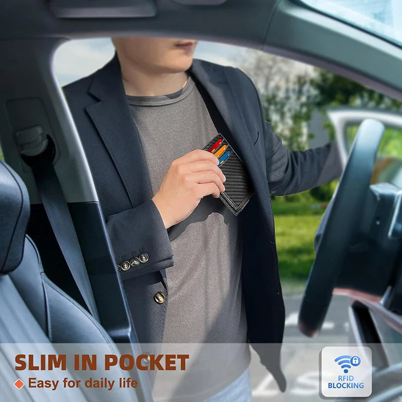 Thin Mens Wallet Thin Wallet Mens for Sleek and Stylish Everyday Use