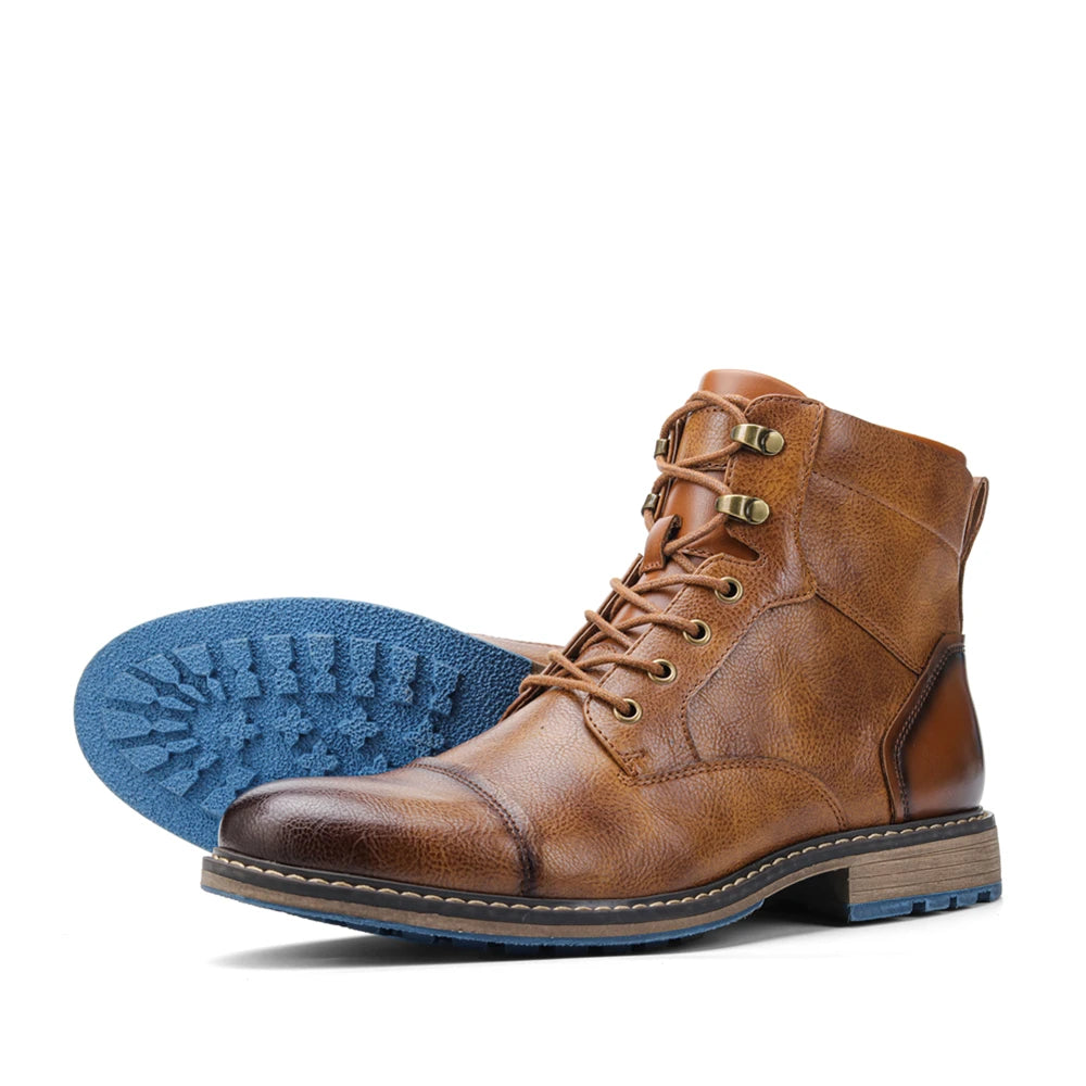 Leather Boots Men Men Boots for Stylish and Durable Wear