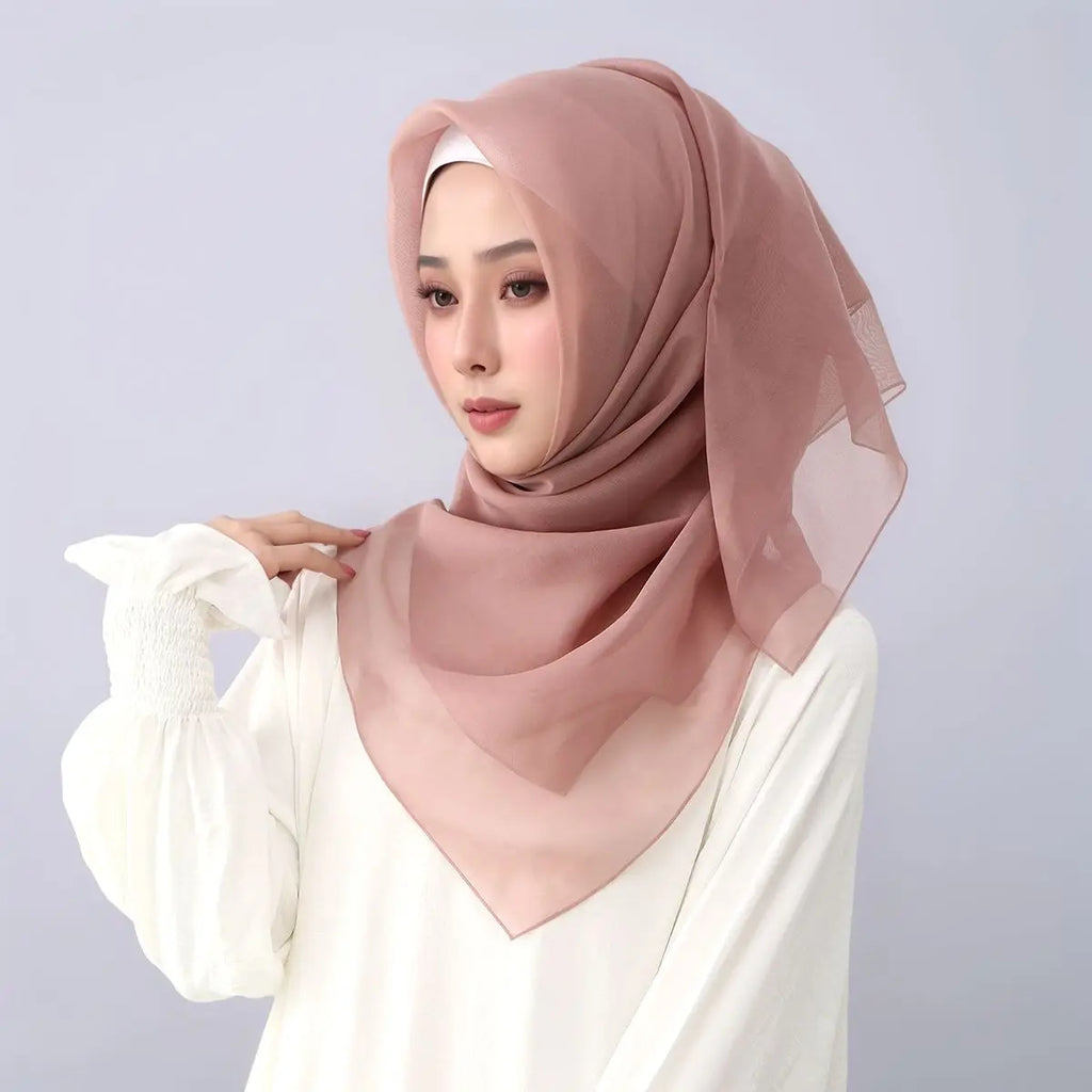 Elegant Square Scarf Stylish Silk Square Scarf for Every Occasion