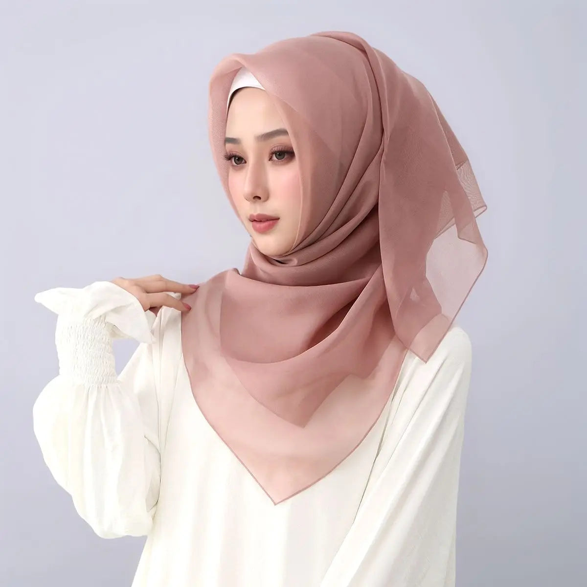 Elegant Square Scarf Stylish Silk Square Scarf for Every Occasion