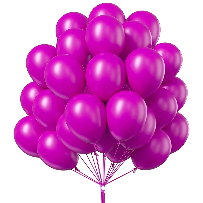 10/20/30pc 10/12inch Pearl Latex Balloon White Pink Blue Helium Ball Wedding Adult Birthday Party Decoration Baby Shower Globos