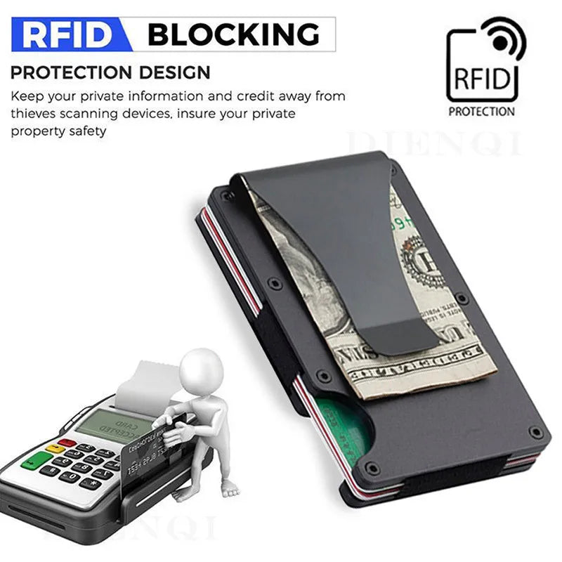Minimalist RFID Wallet Slim Wallet for Men for Stylish Everyday
