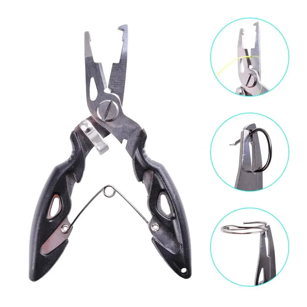 Fishing Plier Scissor Braid Line Lure Cutter Hook Remover etc Fishing Tackle Tool Cutting Fish Use Tongs Multifunction Scissors