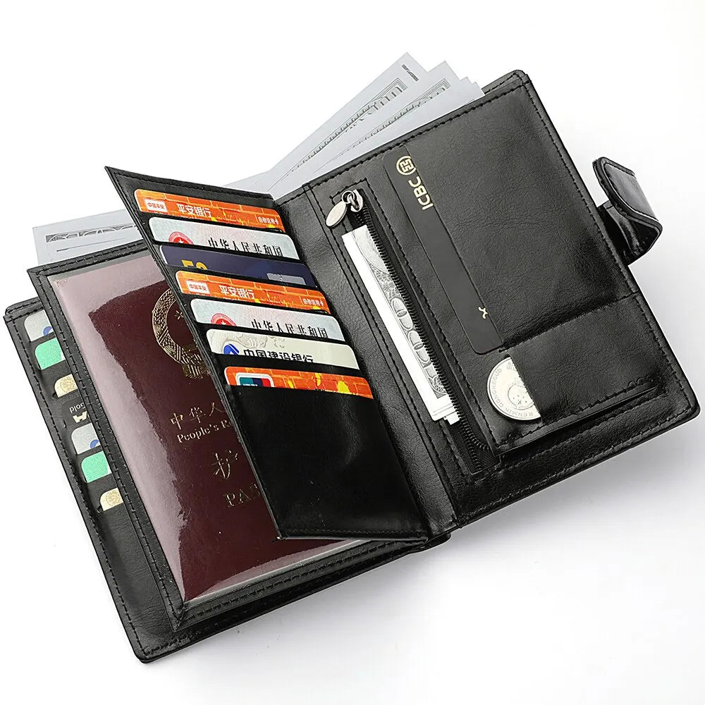 Passport and Card Holder Travel Passport Bag for Organized